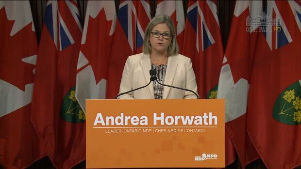 Ontario NDP Leader Andrea Horwath