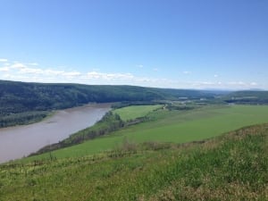 Site C Peace River valley
