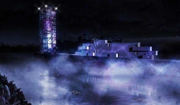 Montreal Avudo light show image