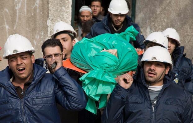 Mideast Syria White Helmets