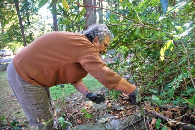 Florentina Krampol, volunteer gardener