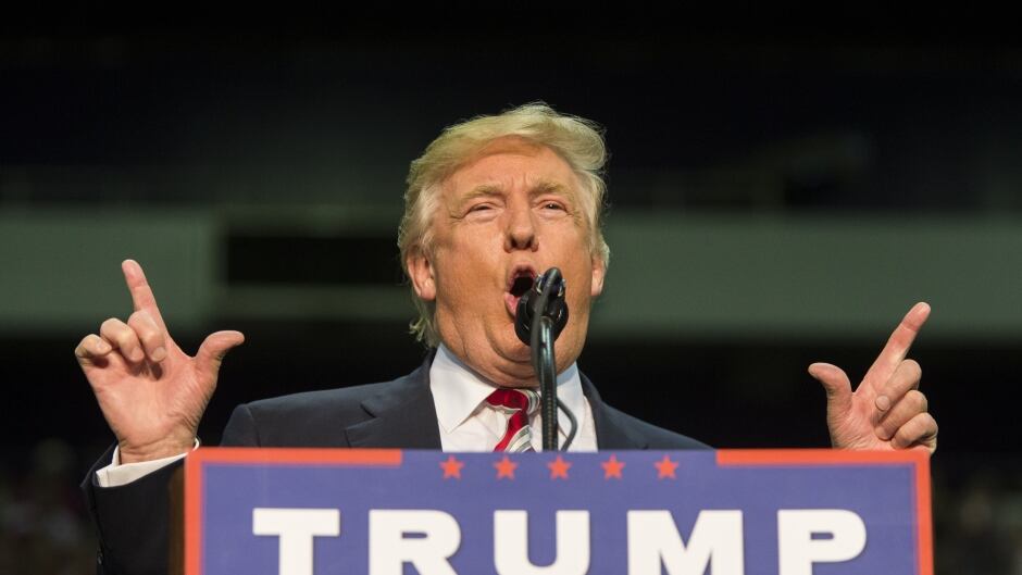 PENSACOLA, FL - SEPTEMBER 09: Republican Presidential candidate Donald Trump speaks during a rally at the Pensacola Bay Center on September 9, 2016 in Pensacola, Florida. Polls show that Trump and Clinton are tied in Florida. (Photo by Mark Wallheiser/Getty Images)