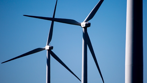 Doug Ford shifts direction on wind power in Ontario; Wind turbines in operation north of Shelburne, Ont\. taken on July 23, 2016\.