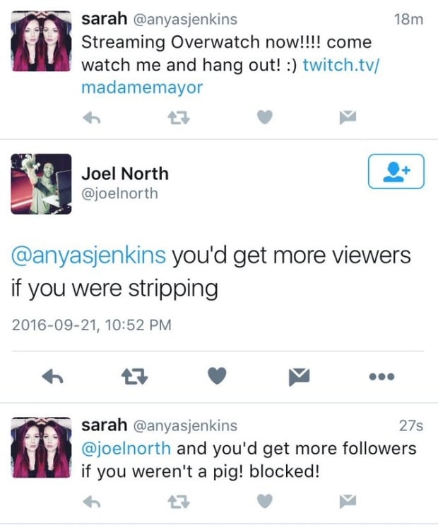 Joel North Tweet