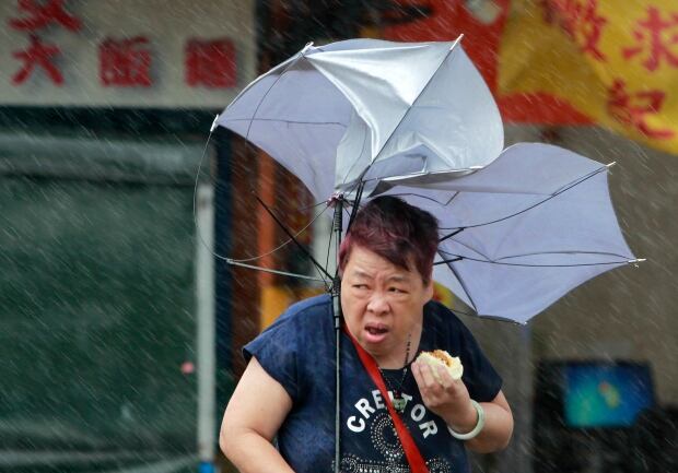 APTOPIX Taiwan Typhoon