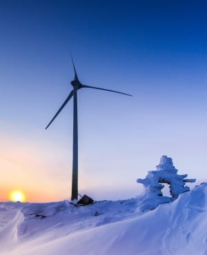 Wind turbine Nunavik