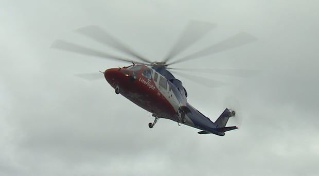 LifeFlight helicopter