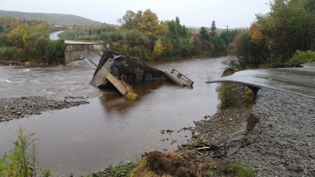 St. Alban's Bridge damage