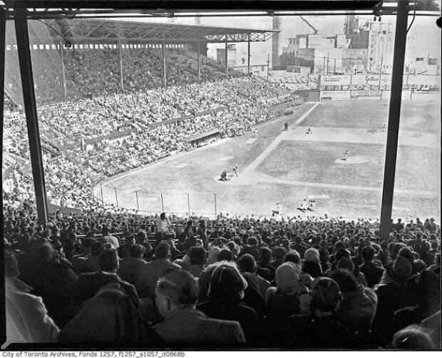inside maple leaf stadium from stands