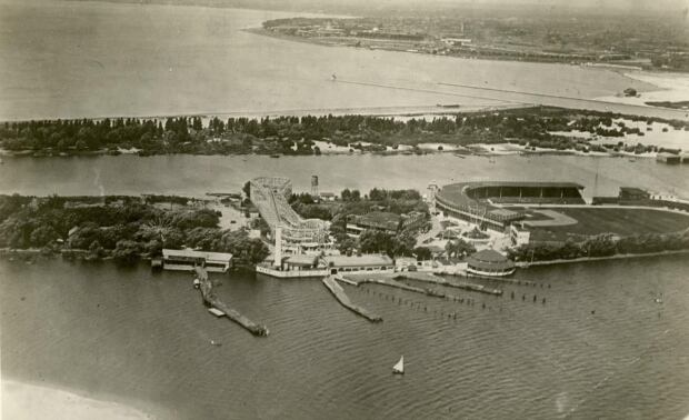 Hanlan's Point Ballpark aerial