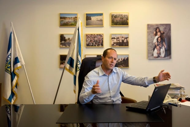 Mideast Israel Jerusalem Mayor