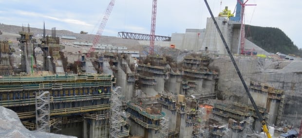 Muskrat Falls construction