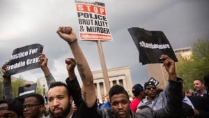 Shadow of Charm City - Protest
