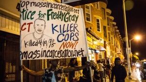 Shadow of Charm City - Protest