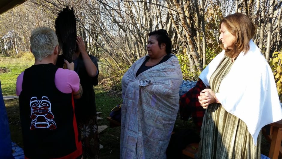 The Current's Anna Maria Tremonti participates in a sweat lodge ceremony that she says is a humble and important experience.