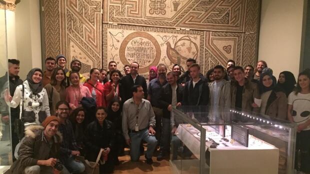 Students at the ROM