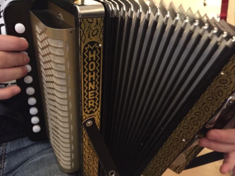 A major stop Hohner accordion, famous among Newfoundland musicians, taken out of production