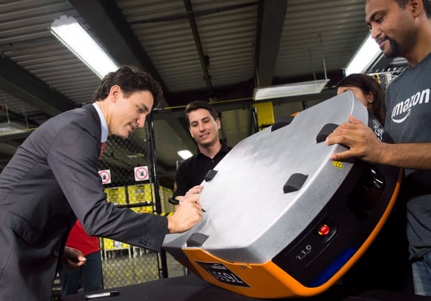 Trudeau Amazon Announcement 20161020