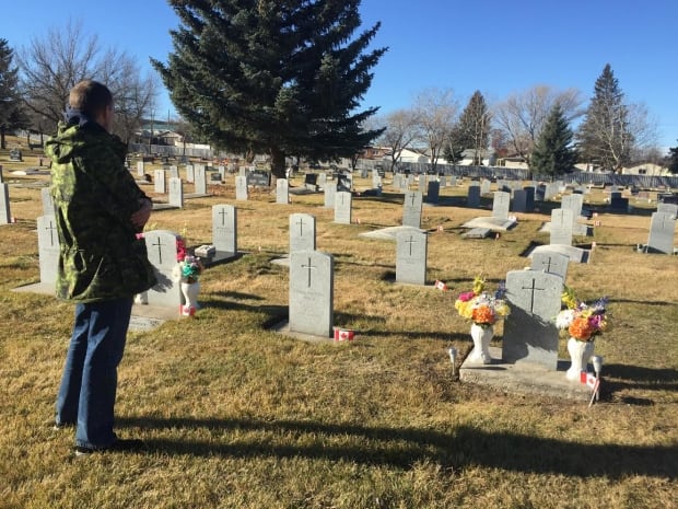 Dahl watches over cemetery