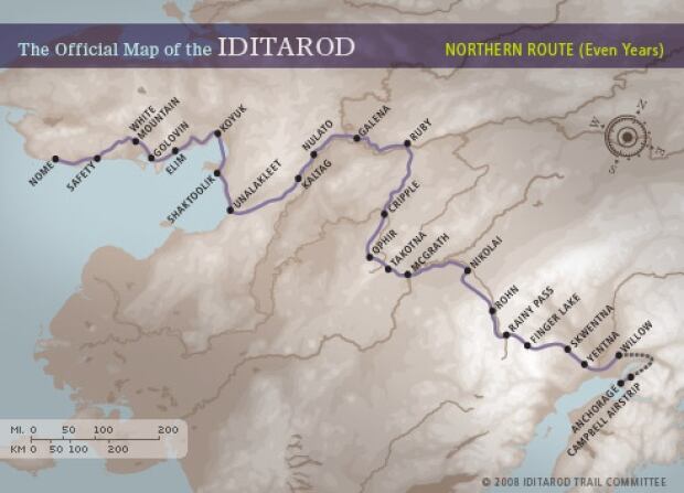 Itidarod map