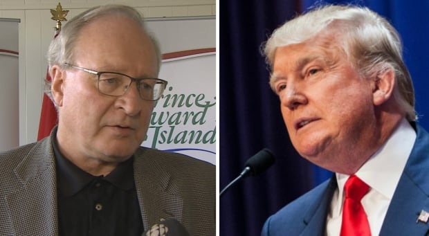 P.E.I. Premier Wade MacLauchlan and Donald Trump