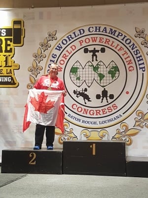 Elssner placed second in her category at last weekend's World Championships.