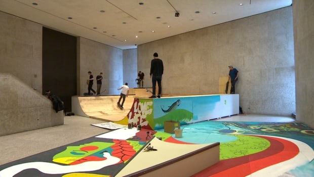 Skateboard halfpipe Winnipeg art gallery WAG
