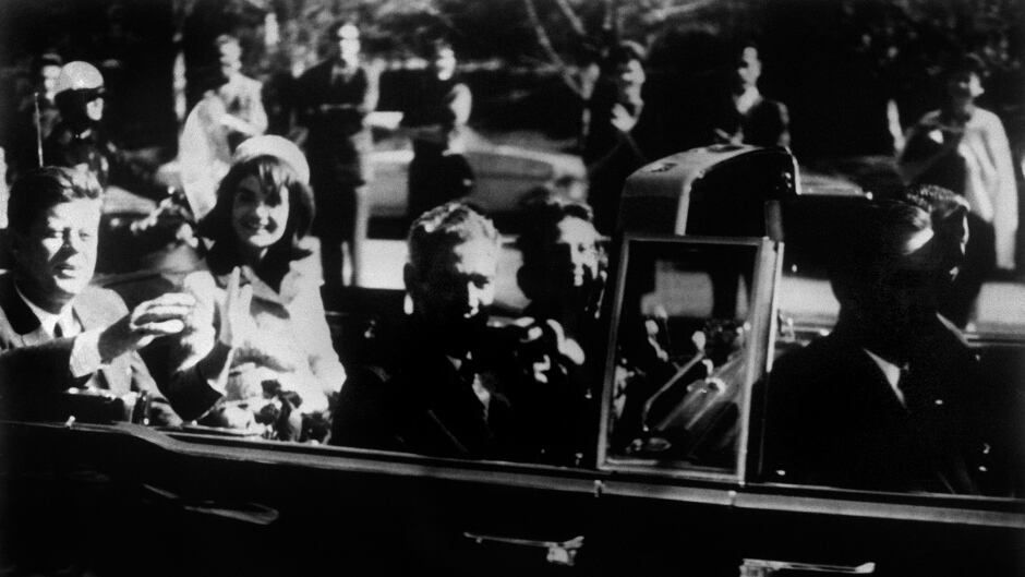 U.S. President John F. Kennedy and his wife Jacqueline, shortly before his assassination in Dallas, Nov. 22, 1963.