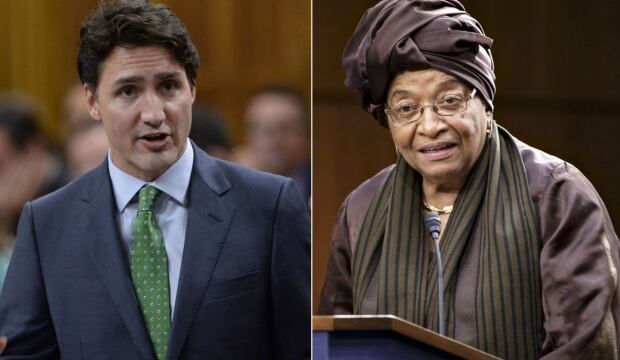 Trudeau and Sirleaf