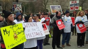 Hydro protest