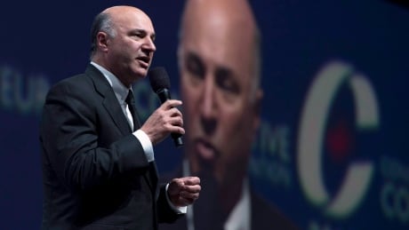 Canadian businessman Kevin O'Leary speaks during the Conservative Party of Canada convention in Vancouver, Friday, May 27, 2016. CONSERVATIVE CONVENTION 20160527