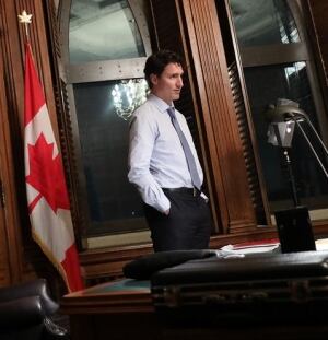 Justin Trudeau phone