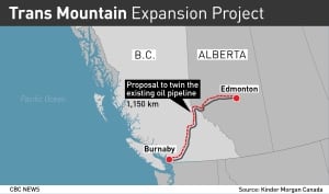 GFX Map: Trans Mountain Expansion Project
