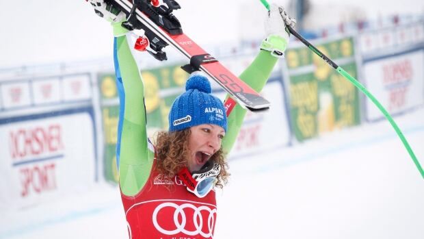 Slovenia's Ilka Stuhec doubles up on downhill victories at Lake Louise