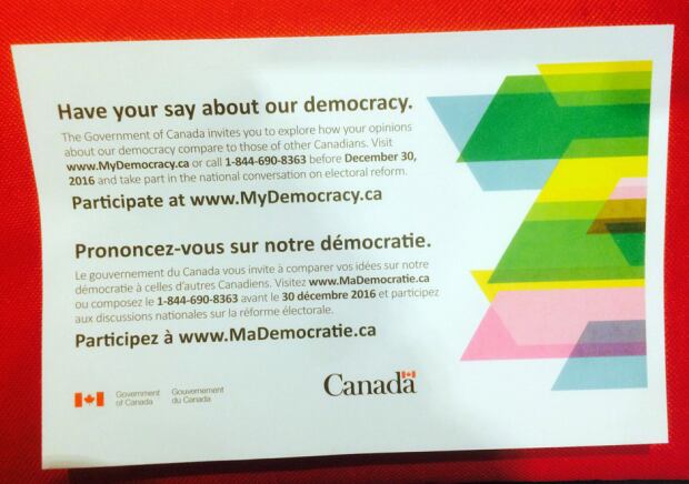 Electoral reform postcard