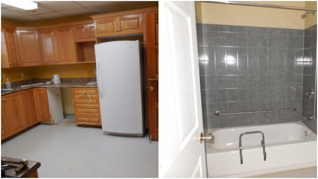 Kitchen and bathroom