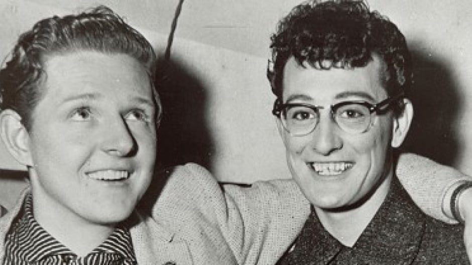 Red Robinson with Buddy Holly