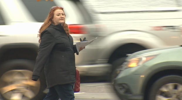 Paula Bali walking in Vancouver searching for missing daughter Mekayla Bali