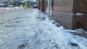 a 53 year old woman died after she was found on the lying on the ground on a frigid Sunday morning