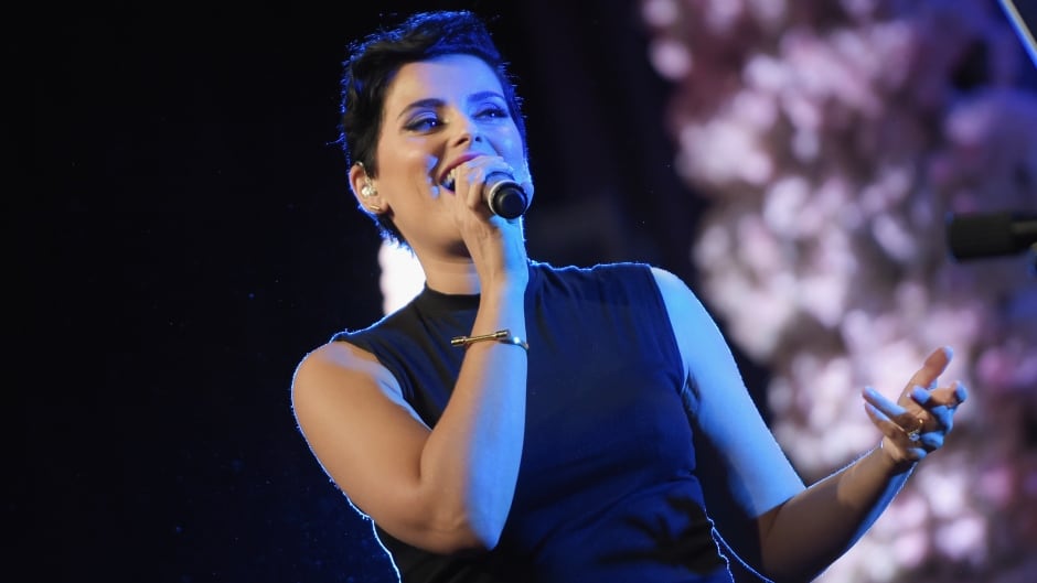 Recording artist Nelly Furtado performs onstage during the WE Day Celebration Dinner at The Beverly Hilton Hotel on April 6, 2016 in Beverly Hills, California.