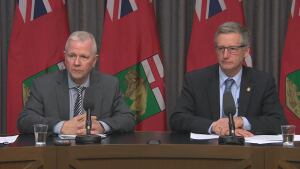 Doug McMahon and Blaine Pederson present Manitoba fall 2016 flood report