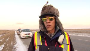 Ricky Sanderson pipeline protester