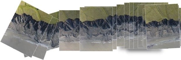Overlapping shore photos