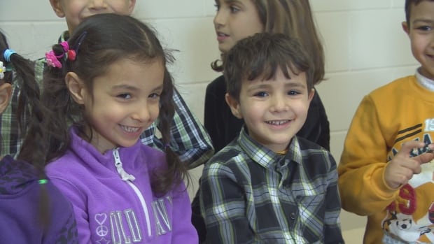 Syrian families Christmas dinner