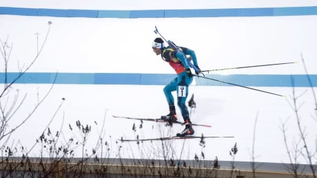 France's Martin Fourcade competes on track to win the men's Biathlon World Cup 15 km mass start event in Nove Mesto na Morave, Czech Republic, on Sunday. Czech Republic Biathlon World Cup
