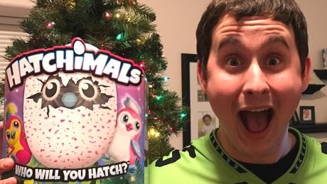 Hatchimal reseller Alex Brancheau received mean comments after he posted a YouTube video justifying his selling the toy for profit on eBay. Alex Brancheau Hatchimal