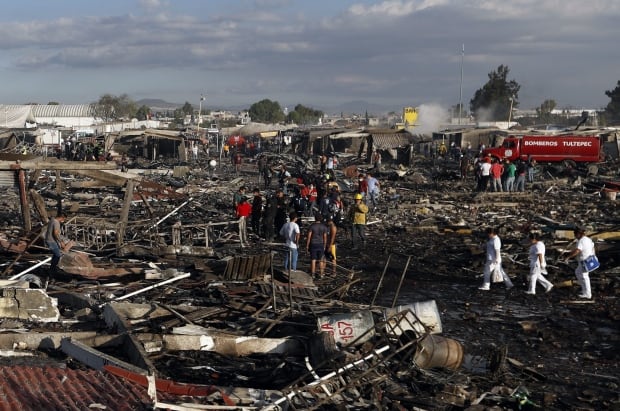 Mexico Fireworks Explosion