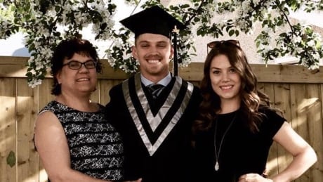 Christine Longridge (left) is seen with her son Michael and daughter Rachael in this undated photo. She is charged with second-degree murder in Rachael's death. Longridge family
