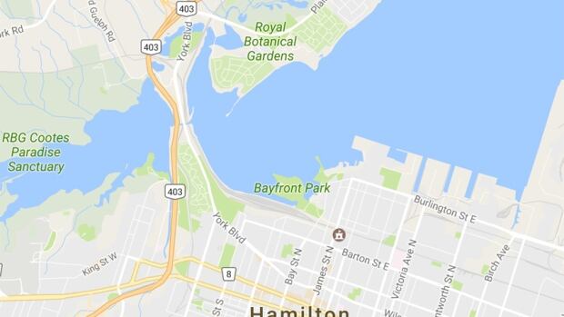 Map of Hamilton