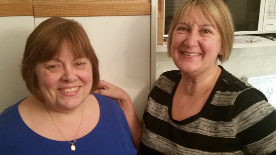 Sara Haddow (left) and Amy Cserni (right) have been reading entire books out loud together for 35 years.